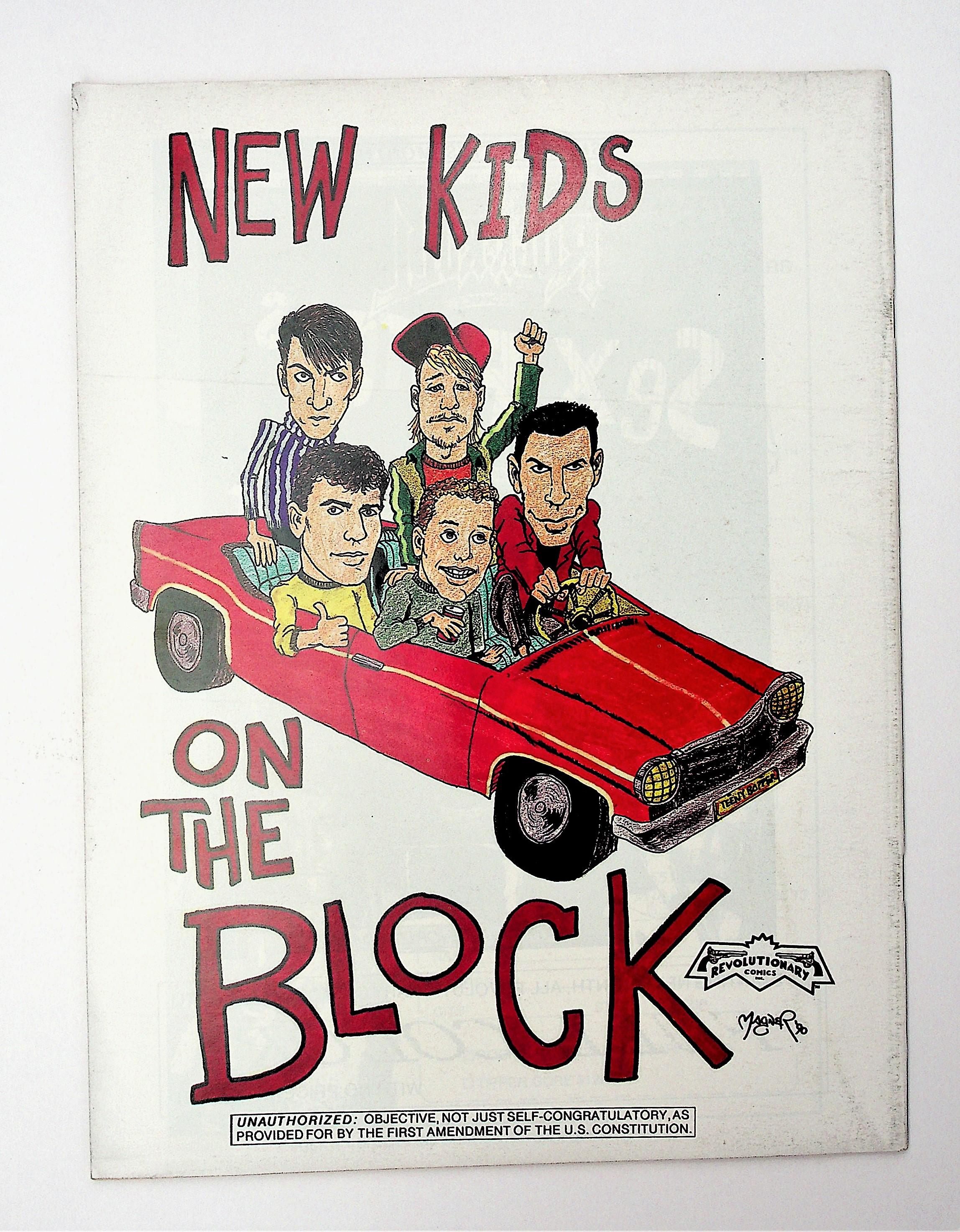 New Kids on the Block 1990 Oversize Comic Book