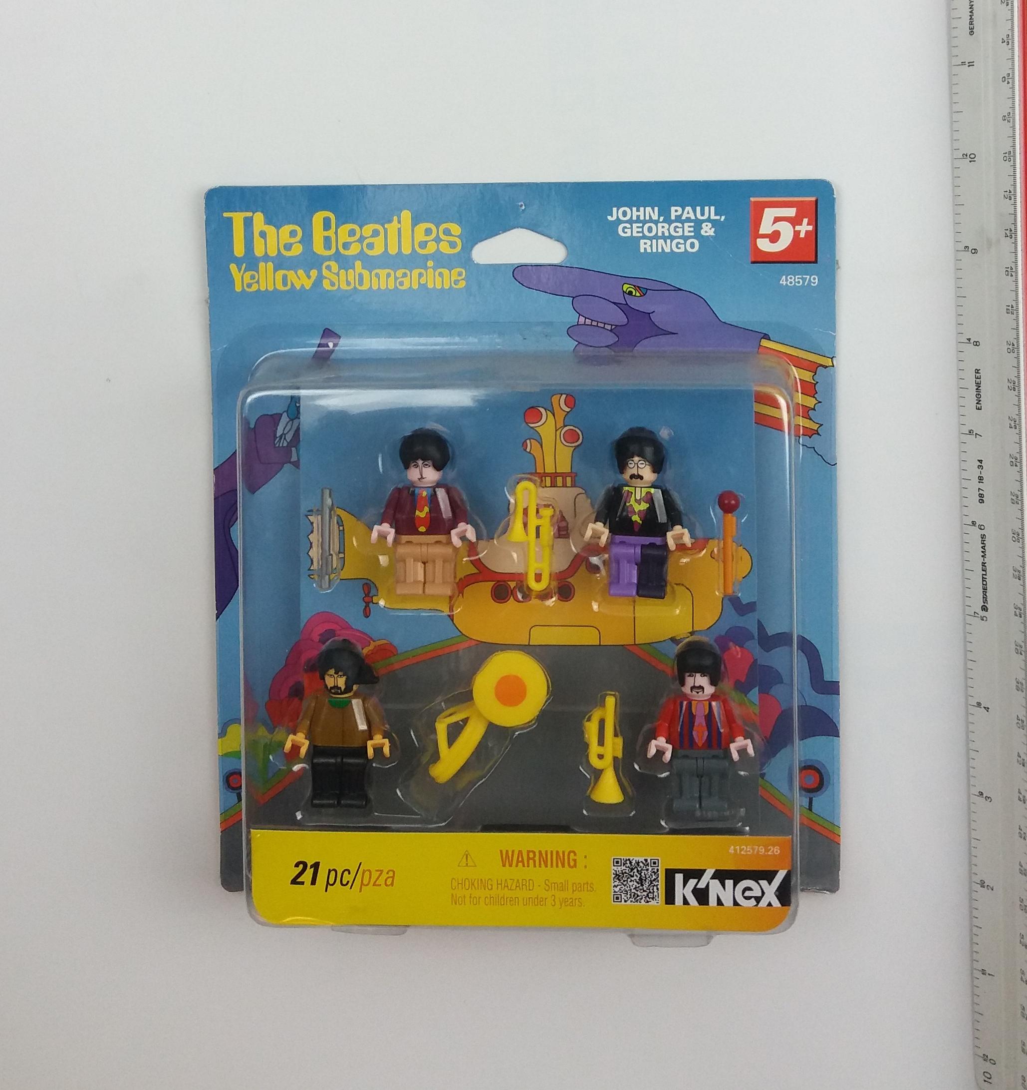 2012 The Beatles Yellow Submarine K'NEX Set 48579