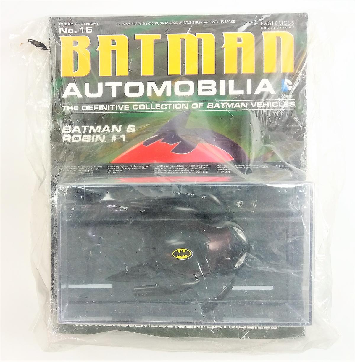 Batman And Robin #1 Batman Automobilia Magazine & Diecast Vehicle