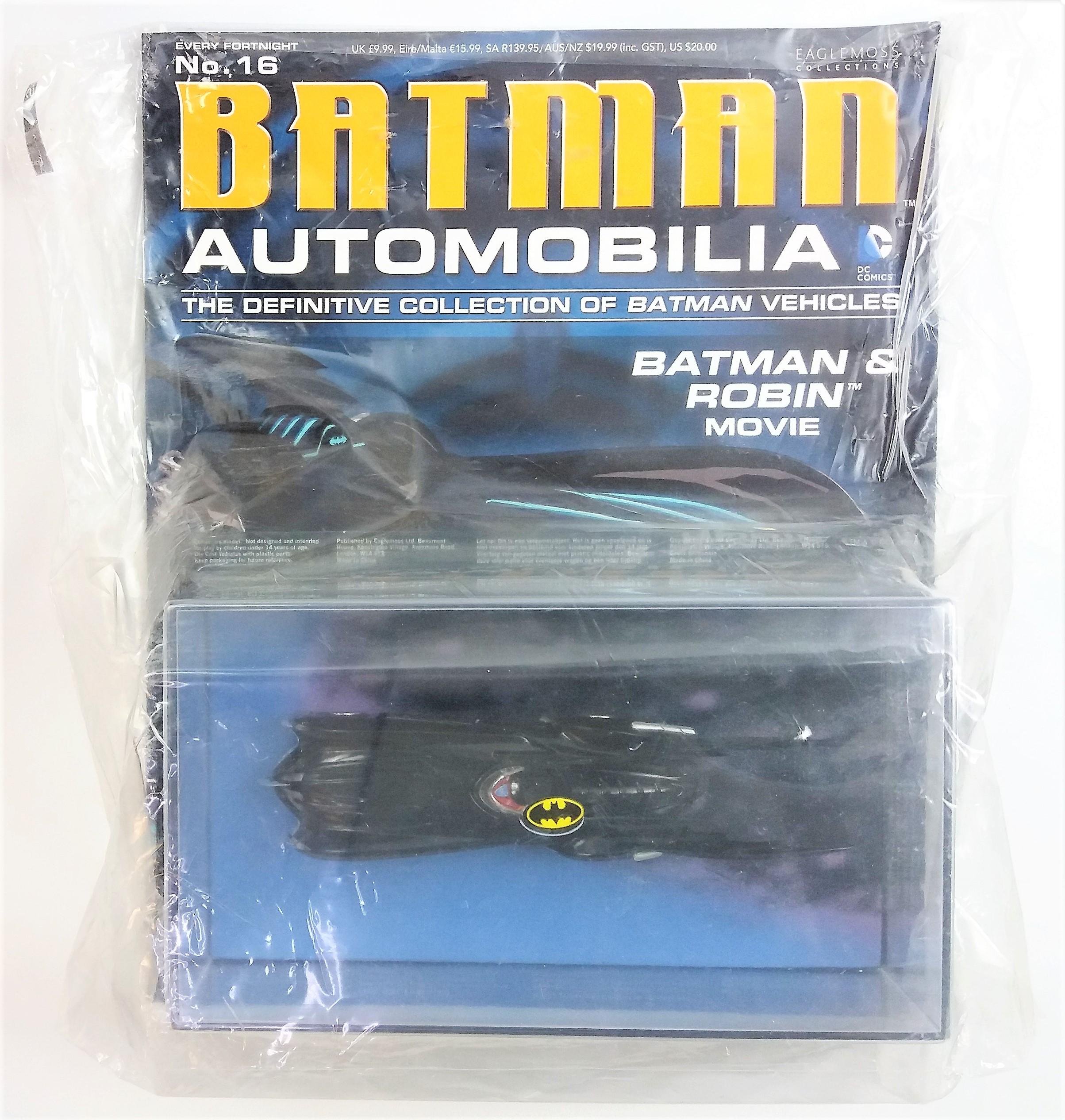 Batman And Robin Movie Batman Automobilia Magazine & Diecast Vehicle