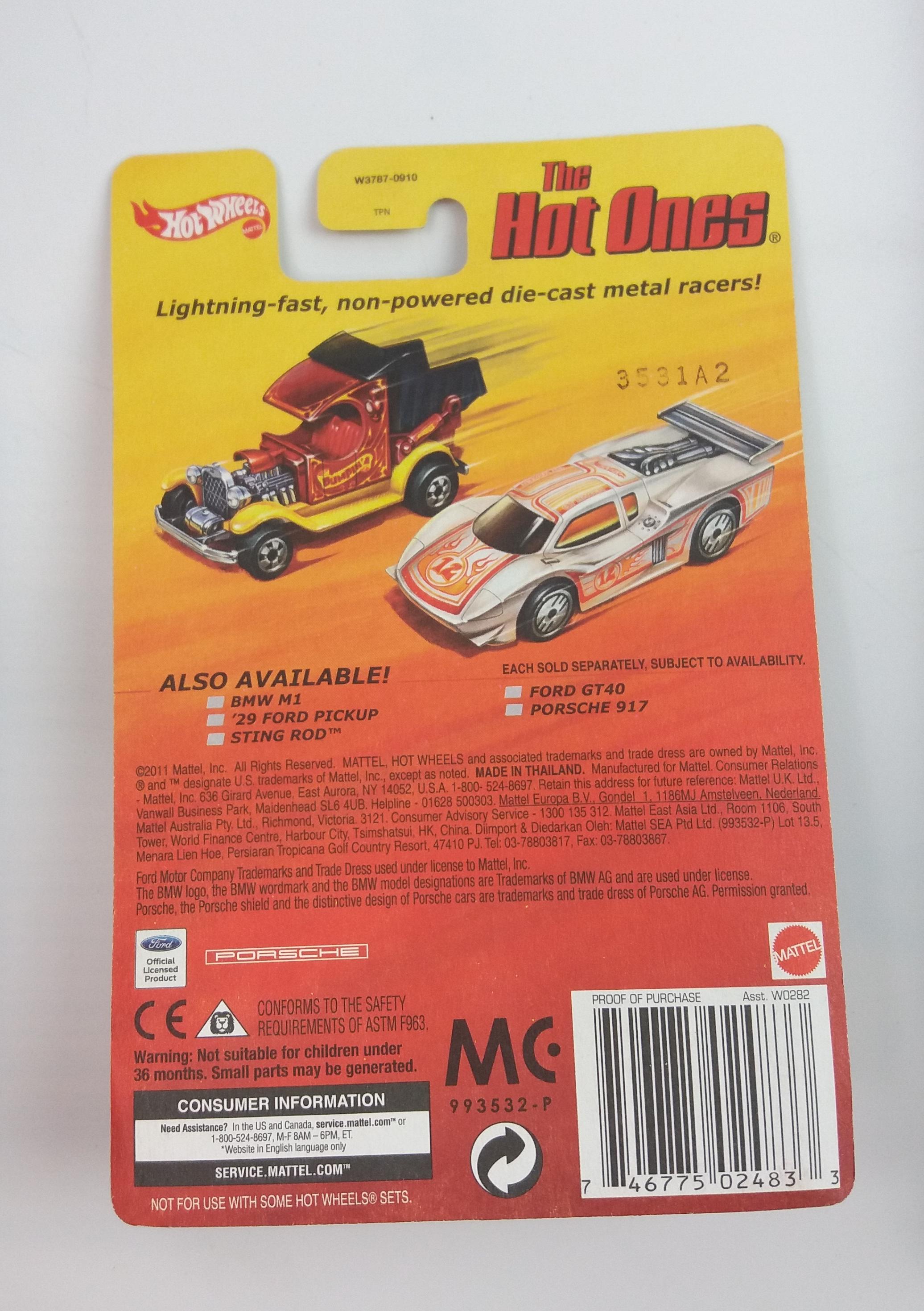 2011 BMW M1 Hot Wheels The Hot Ones Collectible Diecast Car