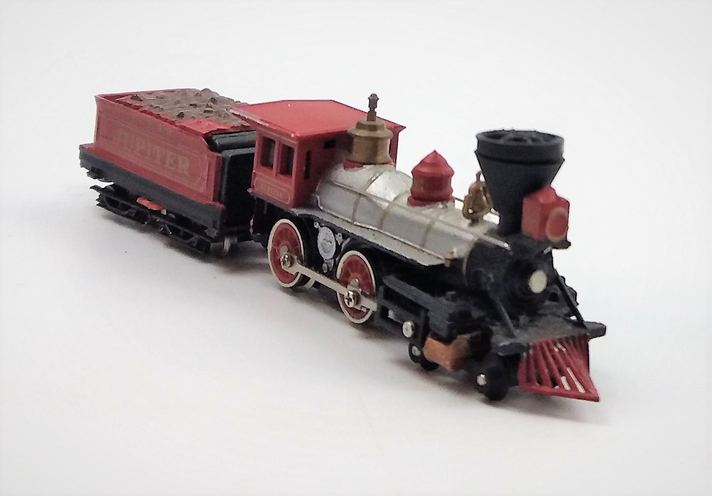 Jupiter N Scale Steam Engine Locomotive & Tender