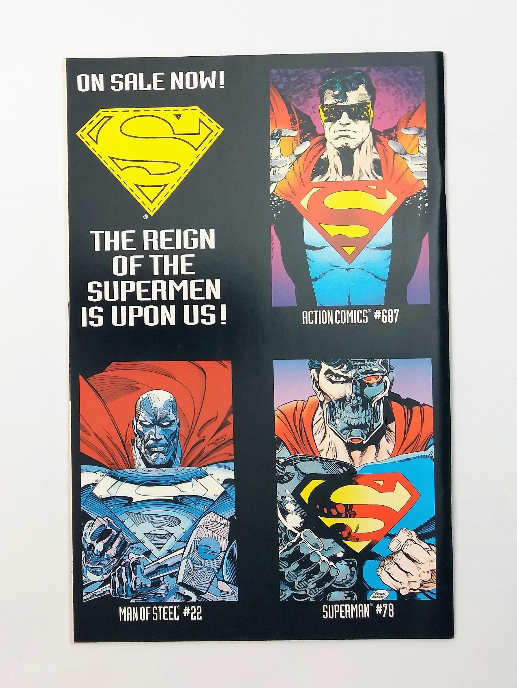 Death and Return of Superman Collectible Comic & Card Set