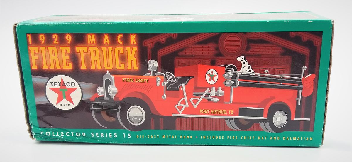 1998 Texaco 1929 Mack Fire Truck Collectible in Packaging