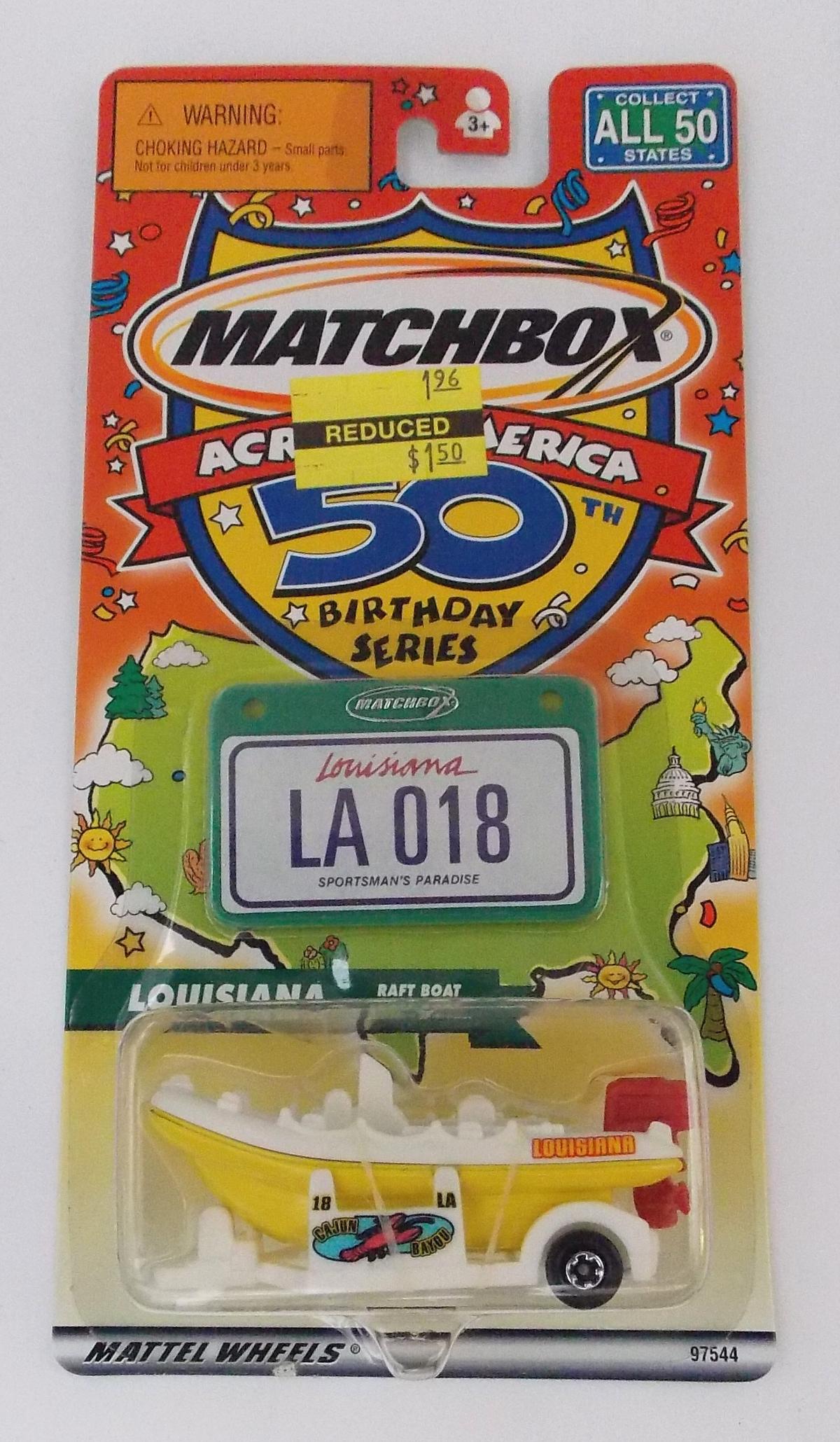 Matchbox Across America Louisiana 50th Anniversary Die Cast Vehicle