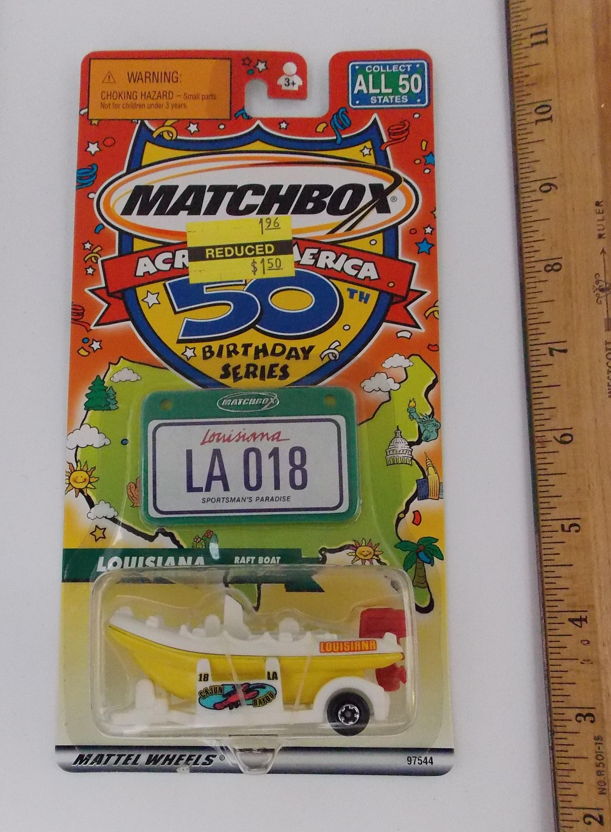 Matchbox Across America Louisiana 50th Anniversary Die Cast Vehicle