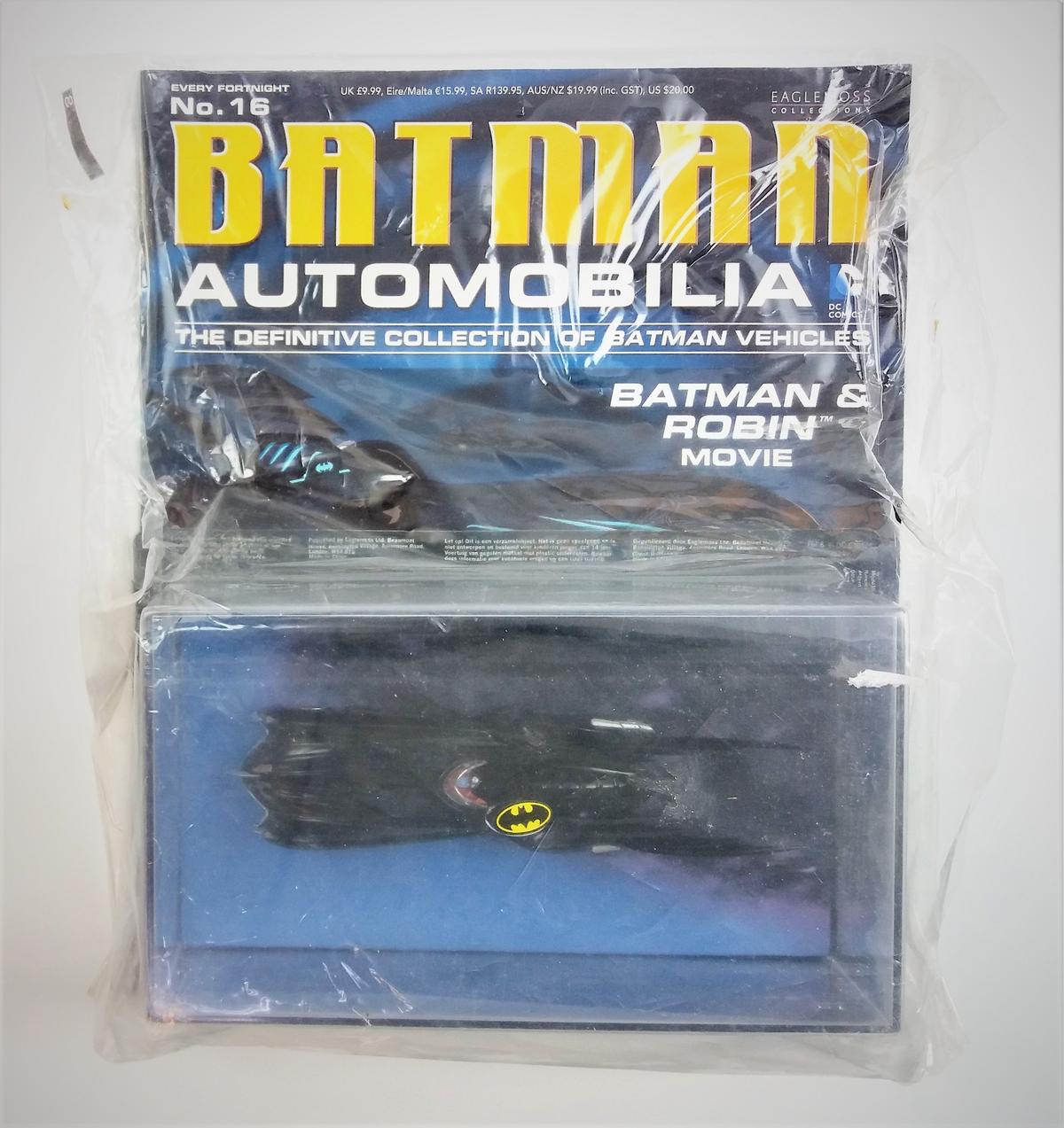 Batman And Robin Movie Batman Automobilia Magazine & Diecast Vehicle