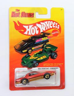 2011 '80s Pontiac Firebird Dark Orange Hot Wheels The Hot Ones Collectible Diecast Car