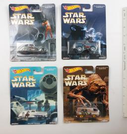 Star Wars Hot Wheels Ralph McQuarrie Character Cars 4 DieCast Car Set