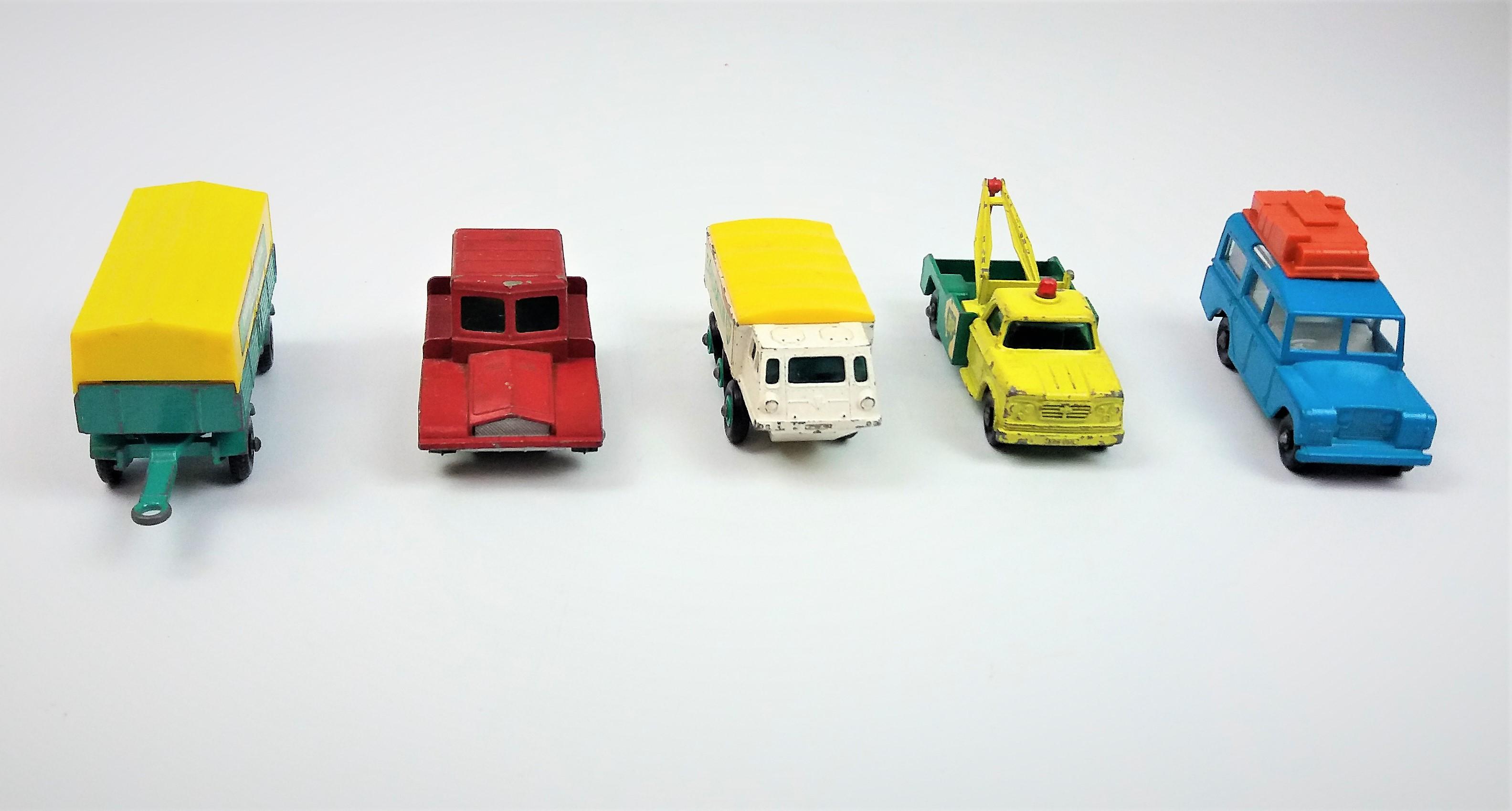 Vintage Lesney Diecast Vehicle Grouping