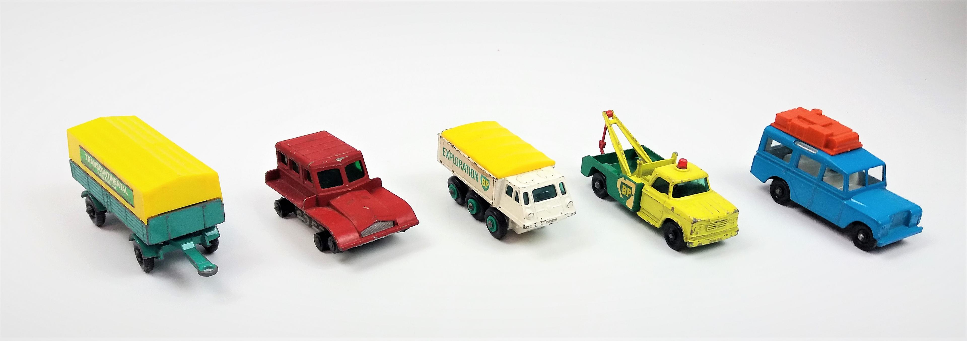 Vintage Lesney Diecast Vehicle Grouping