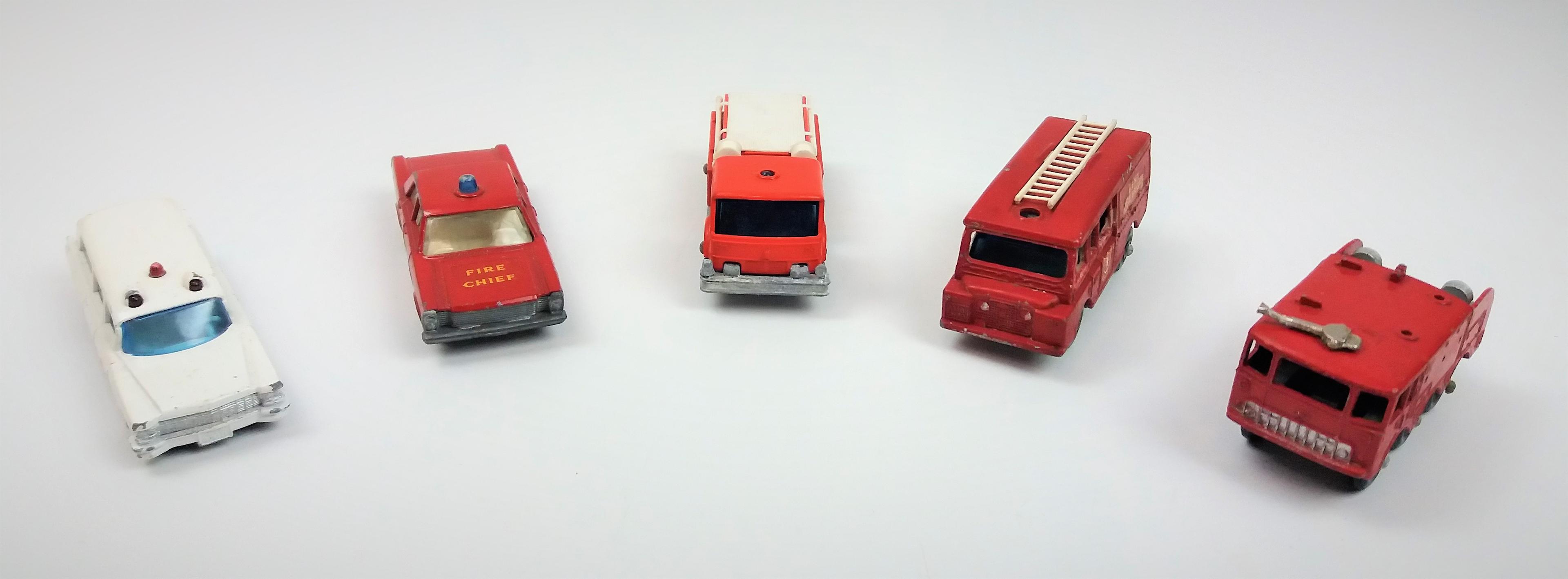 Vintage Lesney Diecast Vehicle Grouping