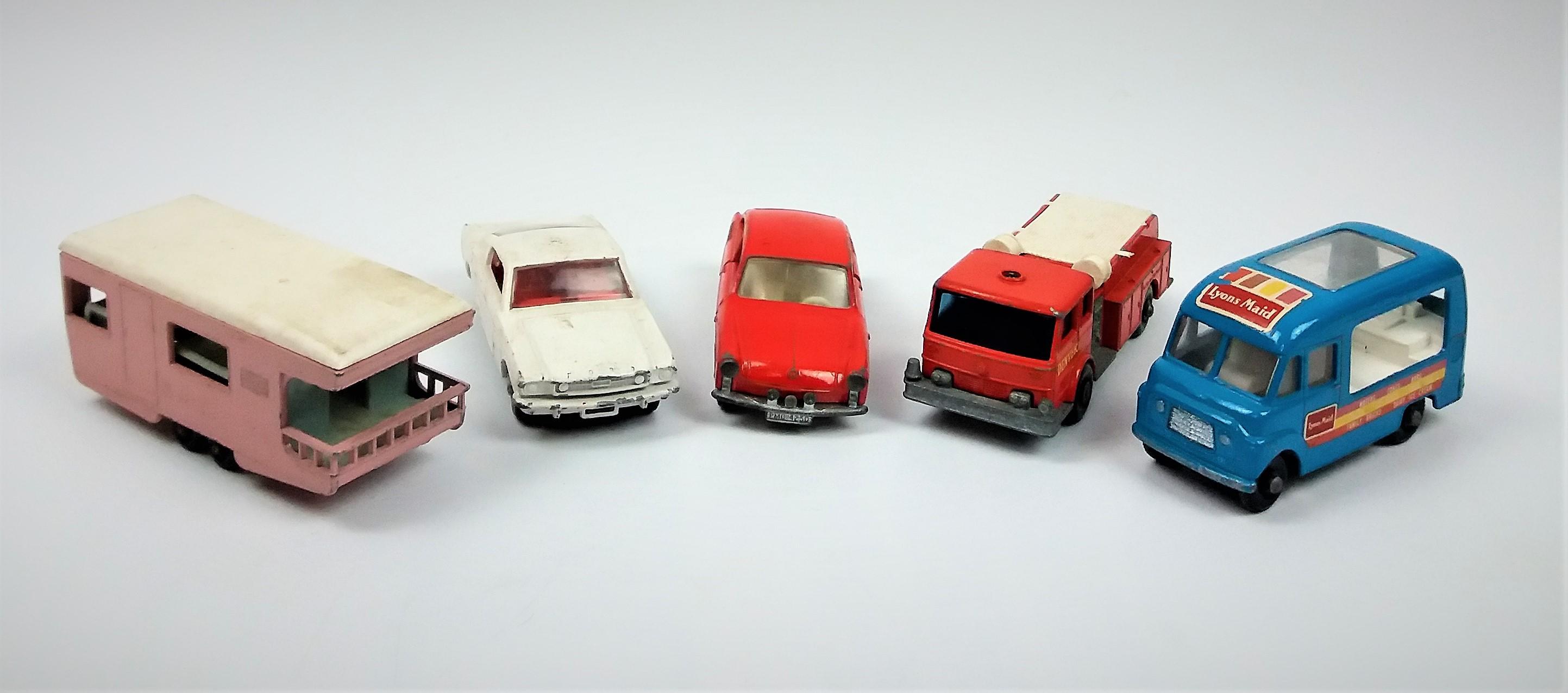 Vintage Lesney Diecast Vehicle Grouping