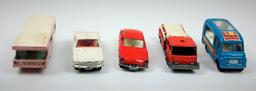 Vintage Lesney Diecast Vehicle Grouping