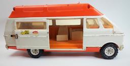 1970's Tonka Ambulance Vehicle & Gurney No. 3875 Vintage Pressed Steel Toy