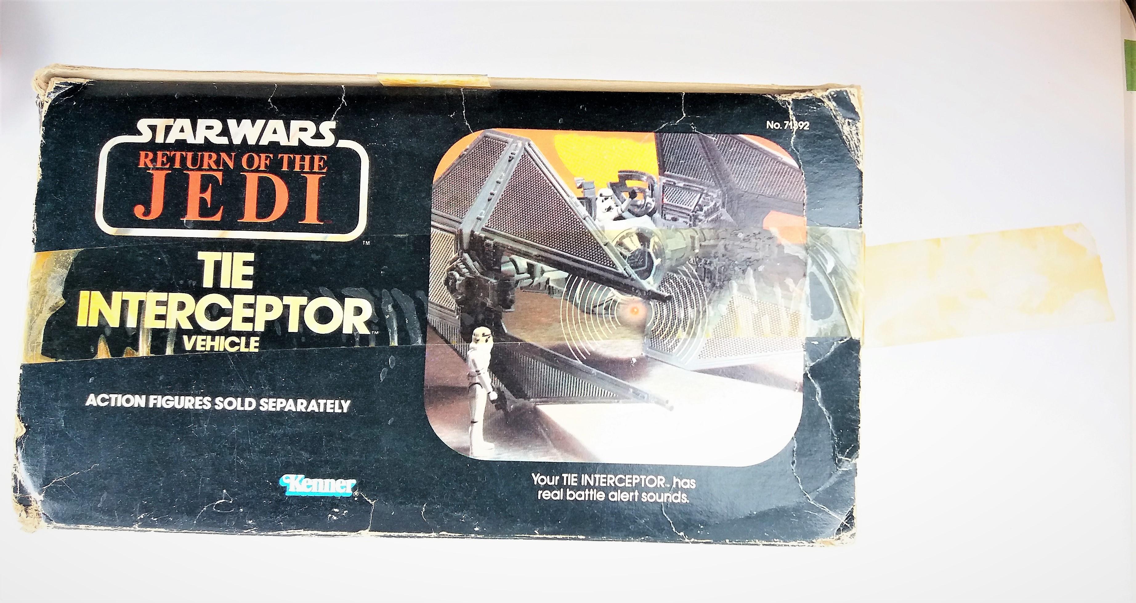 Star Wars TIE Interceptor Vehicle Vintage Empire Strikes Back