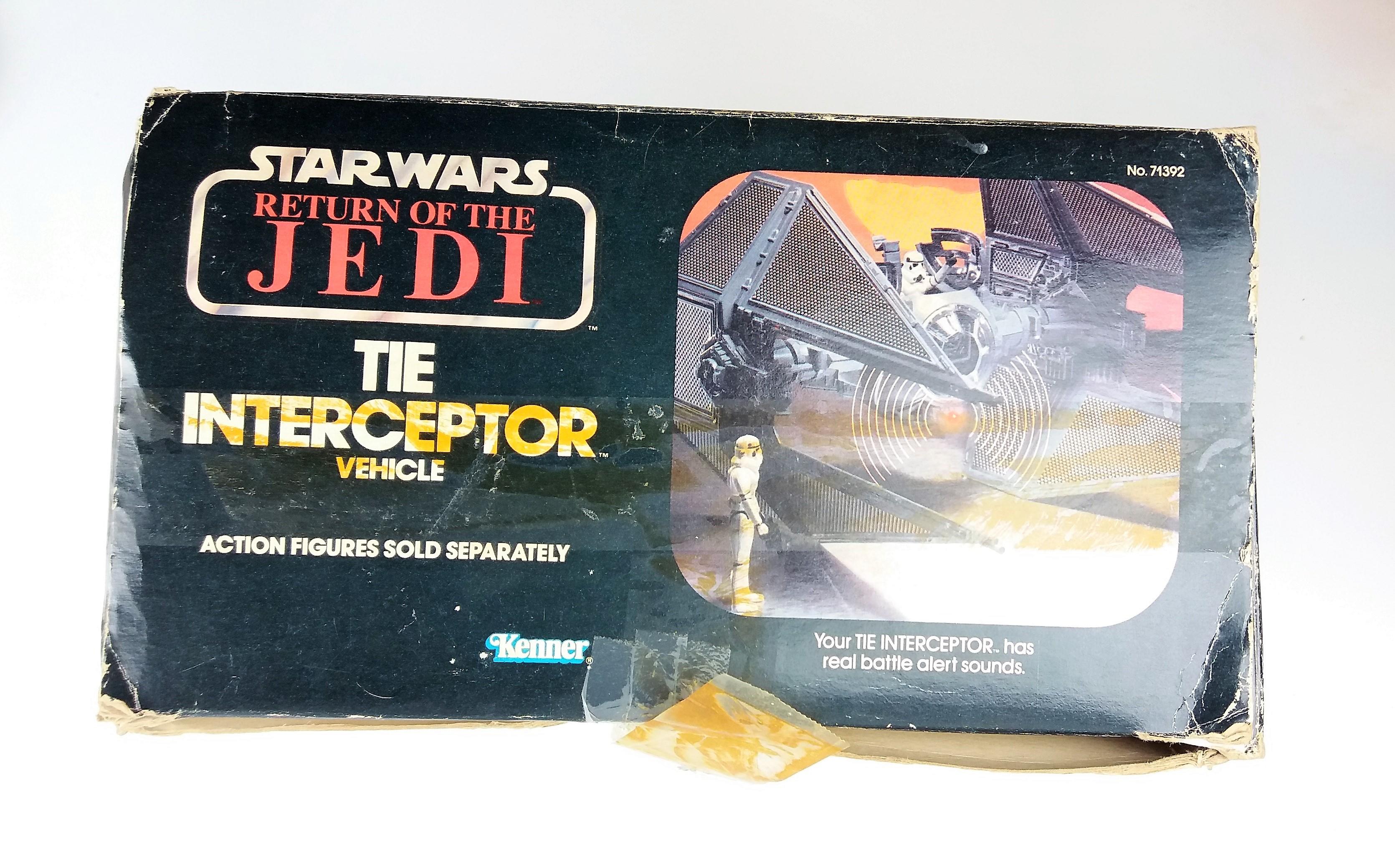 Star Wars TIE Interceptor Vehicle Vintage Empire Strikes Back