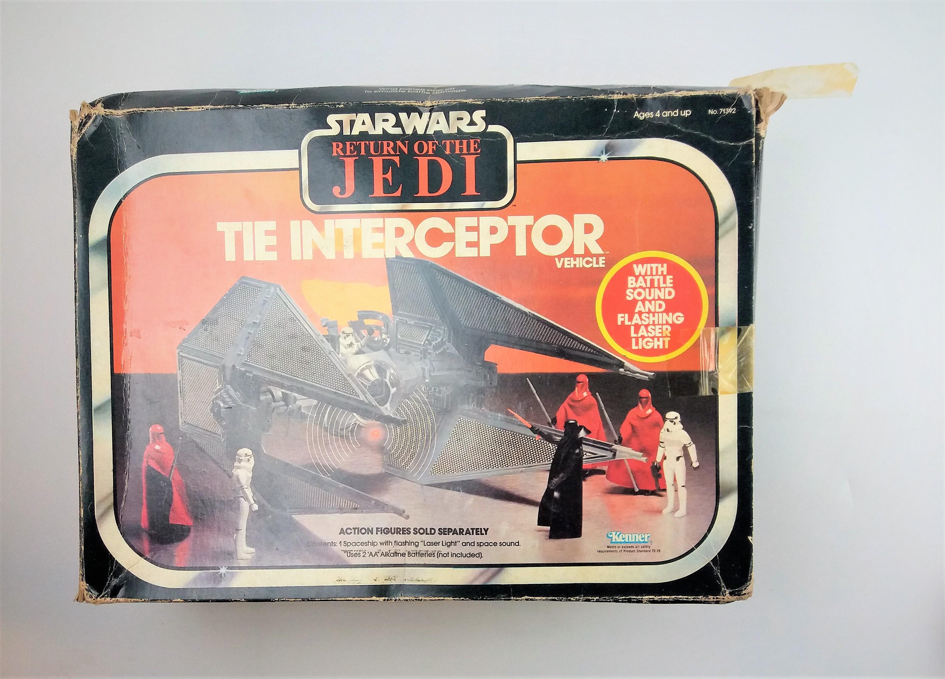 Star Wars TIE Interceptor Vehicle Vintage Empire Strikes Back