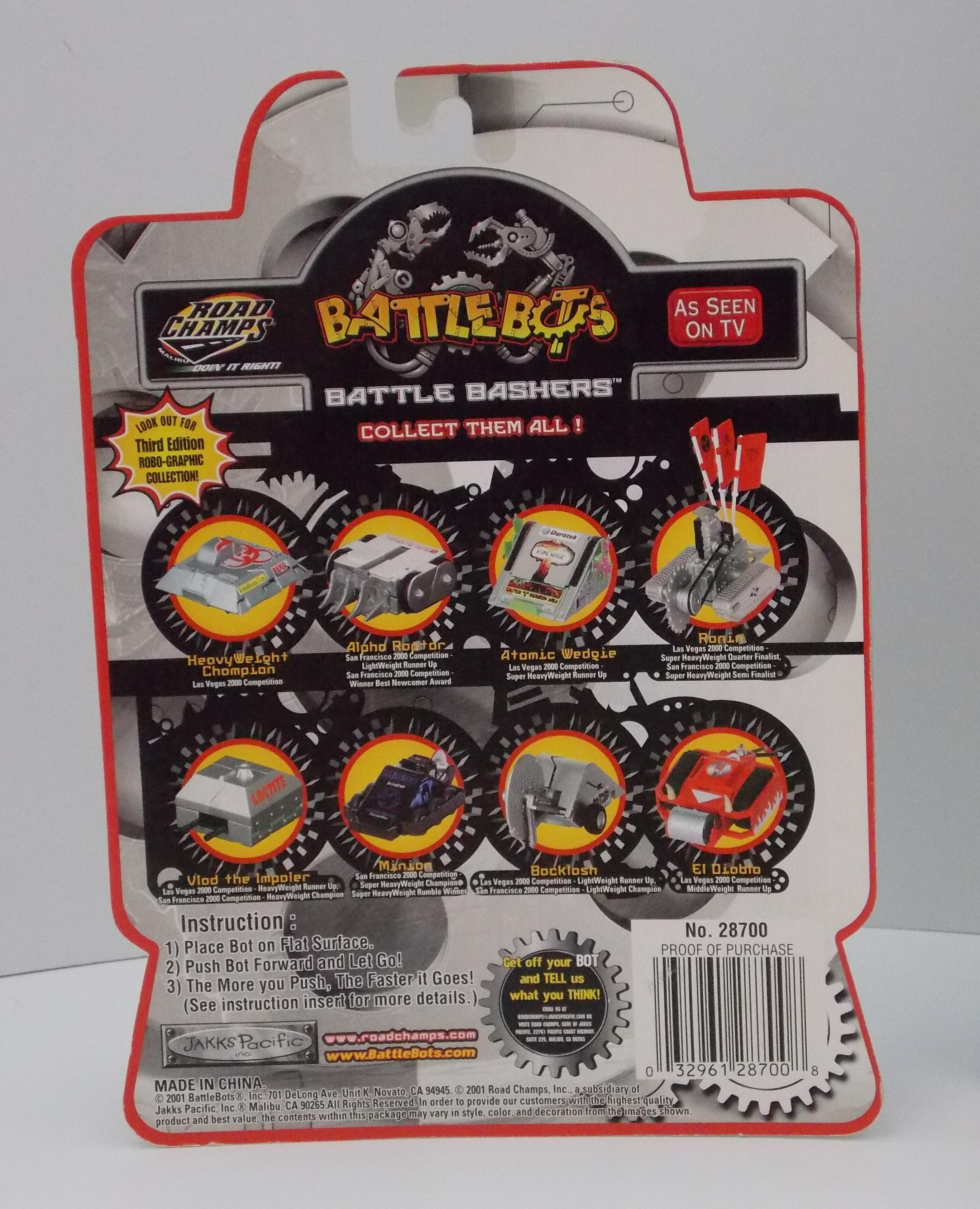 Battlebots Battle Damaged Minion Second Edition Battle Bashers Action Figure