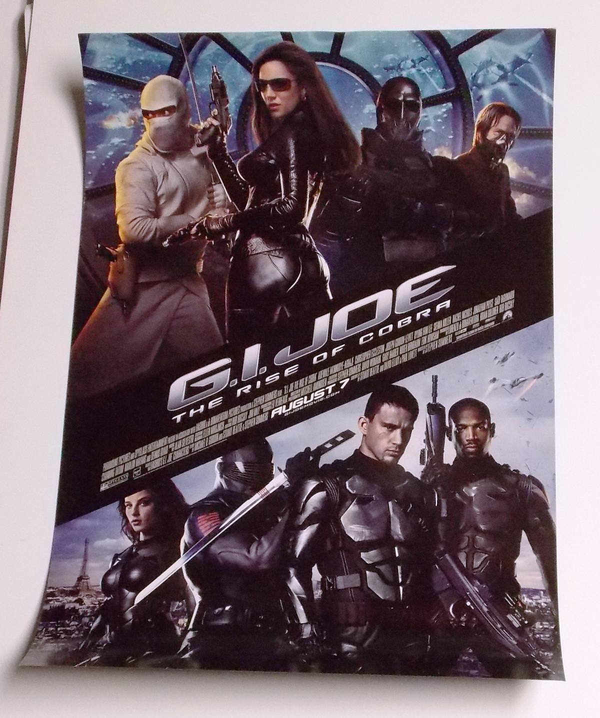 G.I. Joe "Rise of Cobra" 16" X 24" Double Sided Movie Poster