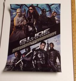 G.I. Joe "Rise of Cobra" 16" X 24" Double Sided Movie Poster