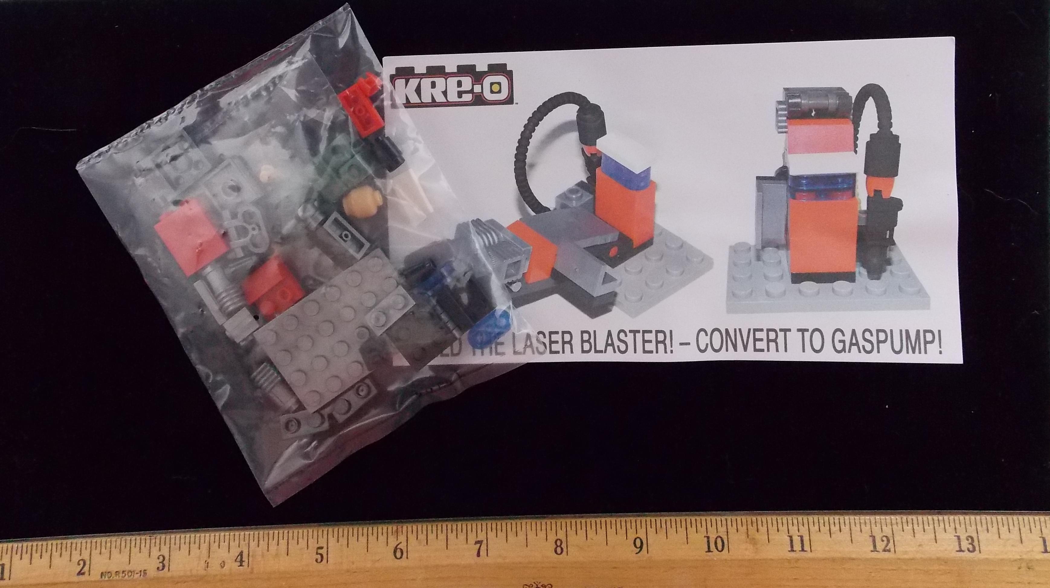 Kre-O GB Blackrock Gas Pump Laser Blaster Transformers Collector's Club Exclusive Figure