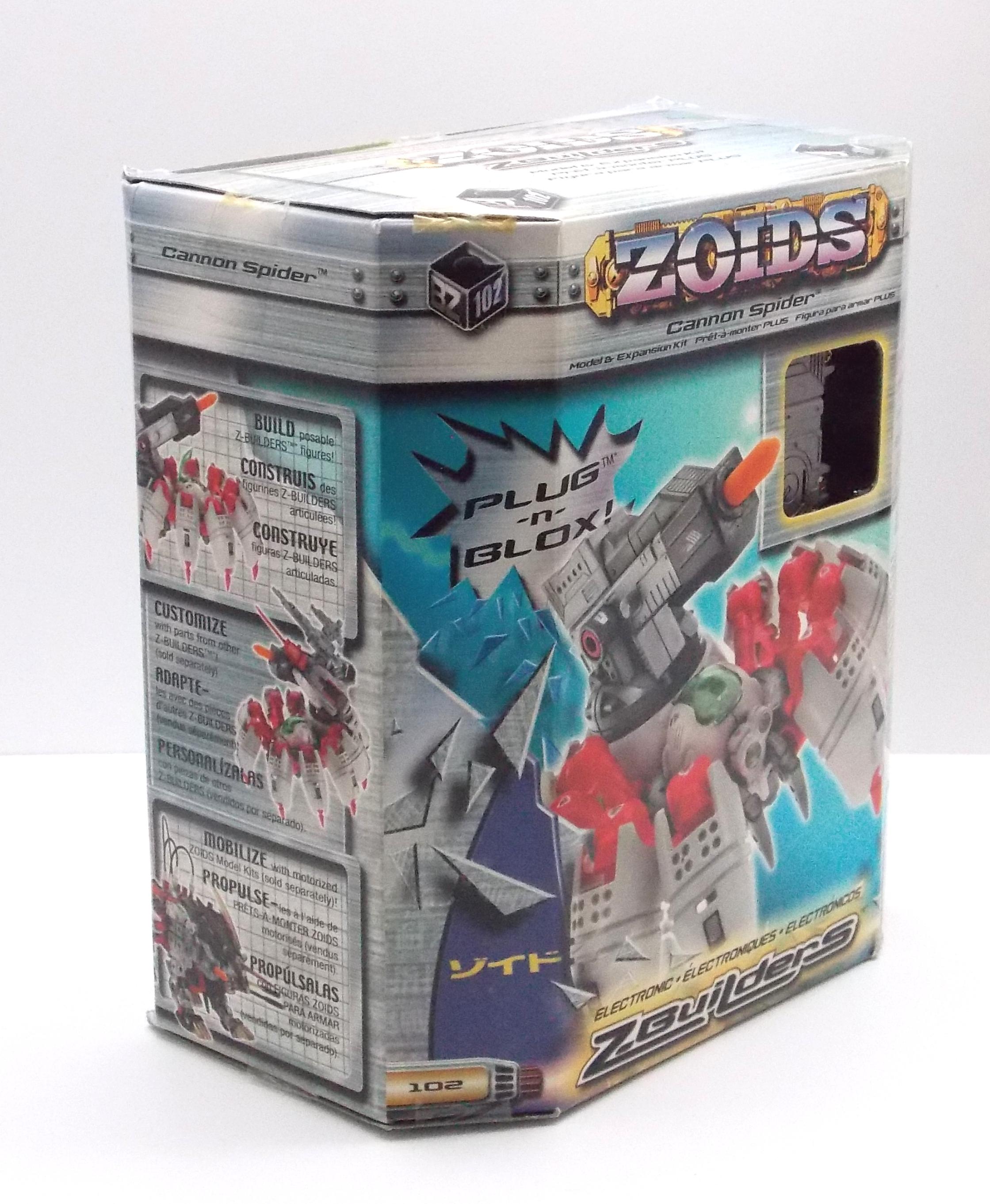 Zoids Cannon Spider Plug-N-Blox Z-Builders Action Figure Model Kit