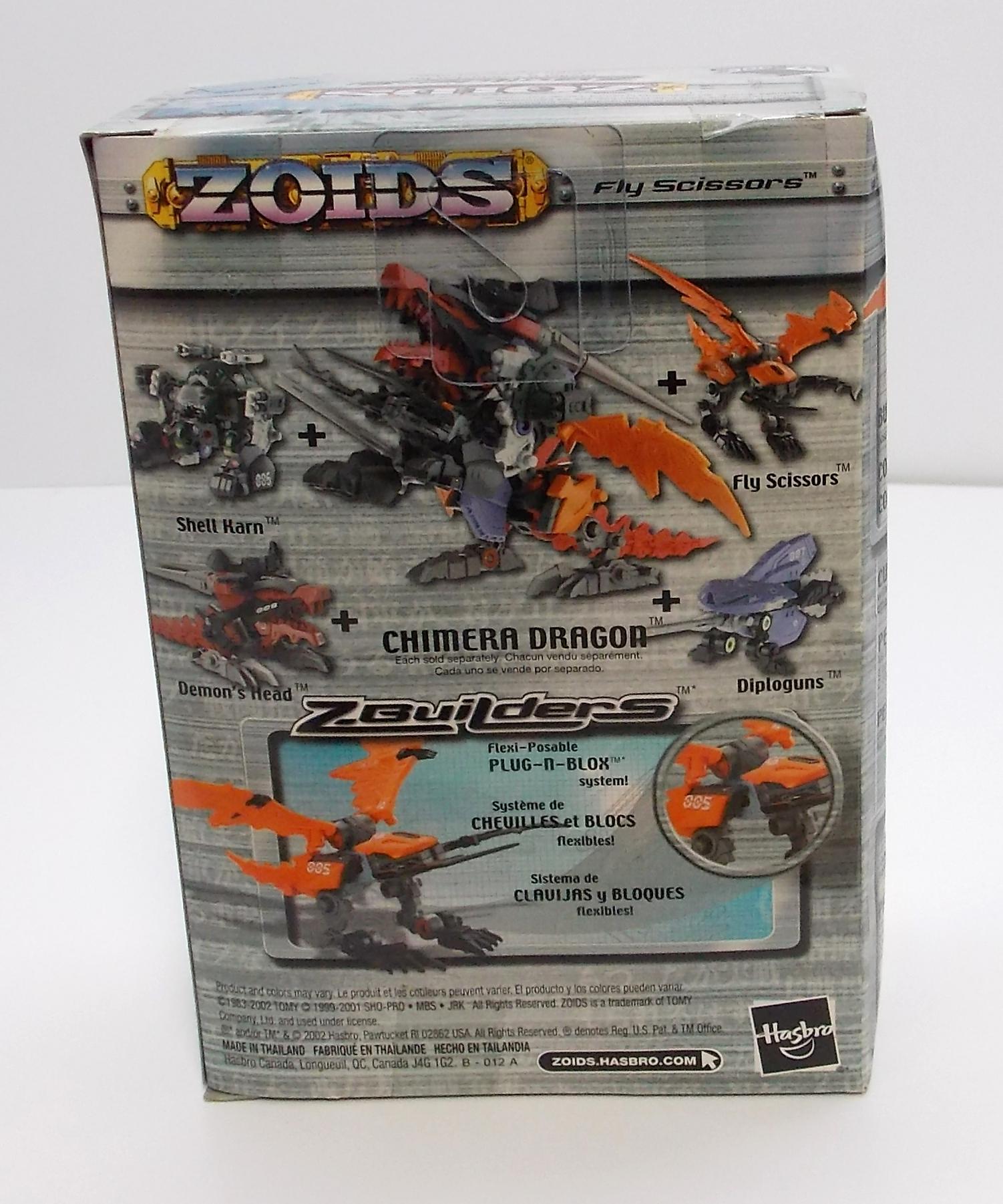 Zoids Fly Scissors Plug-N-Blox Action Figure Model Kit