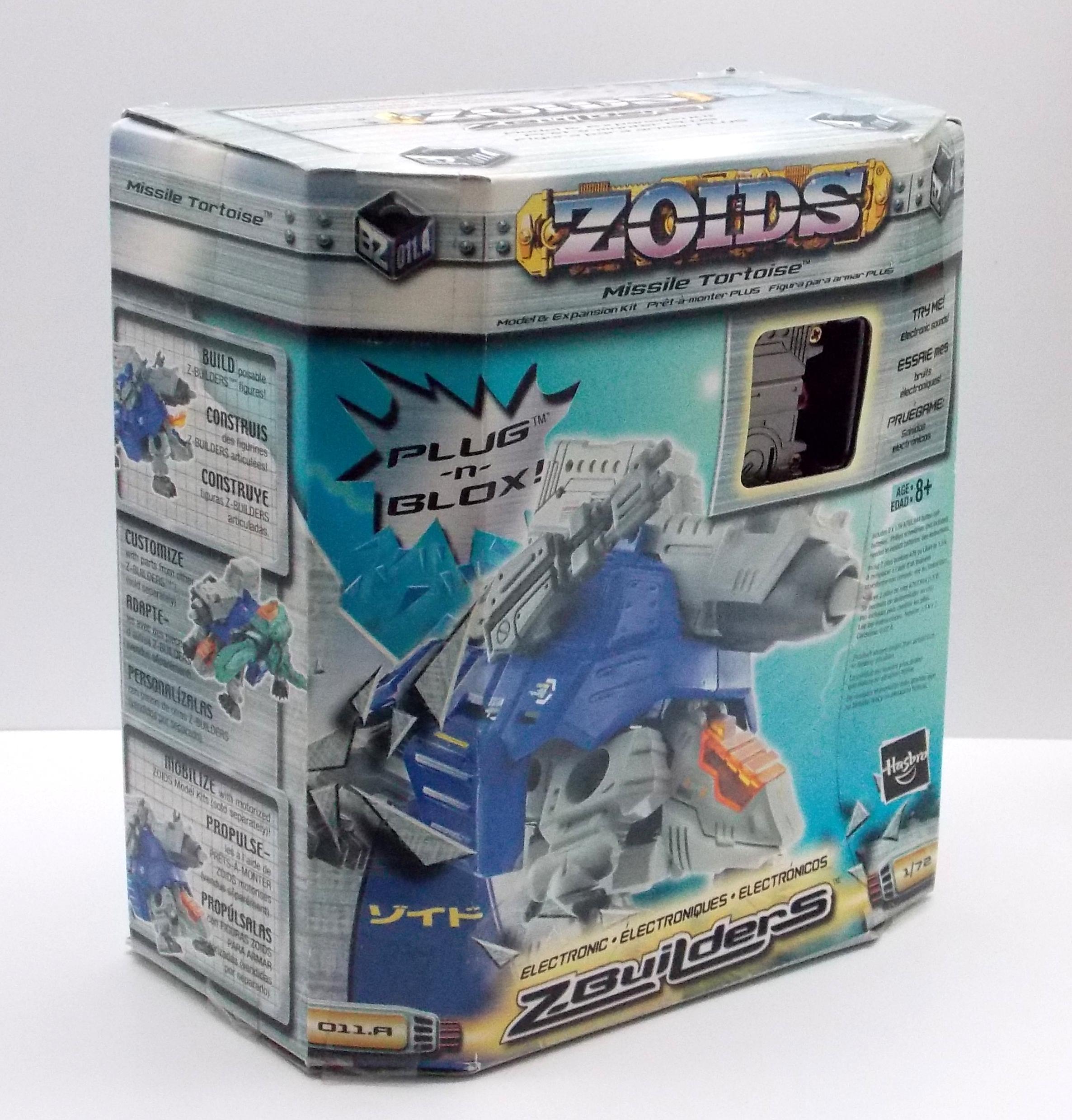 Zoids Missile Tortoise Plug-N-Blox Z-Builders Action Figure Model Kit