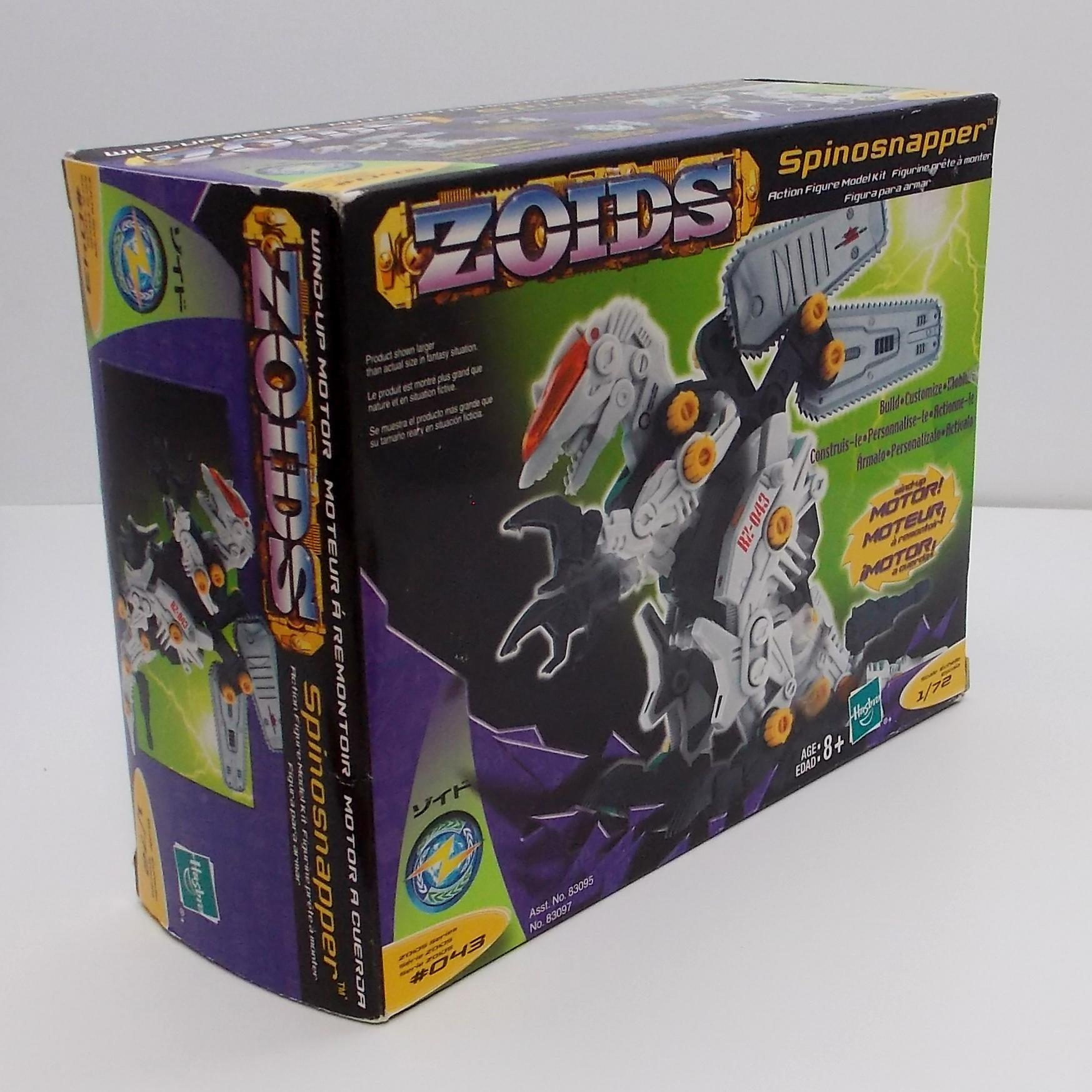 Zoids Spinosnapper Motorized Action Figure Model Kit