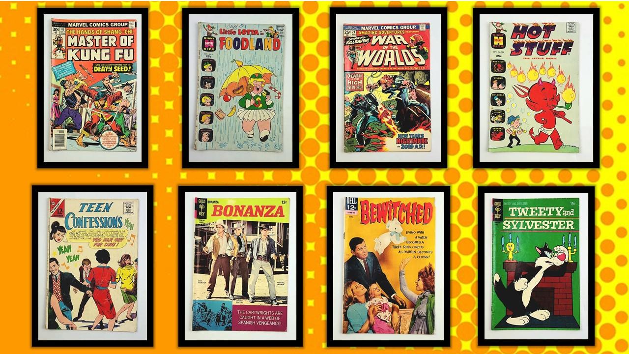 Vintage Comic Book Grouping