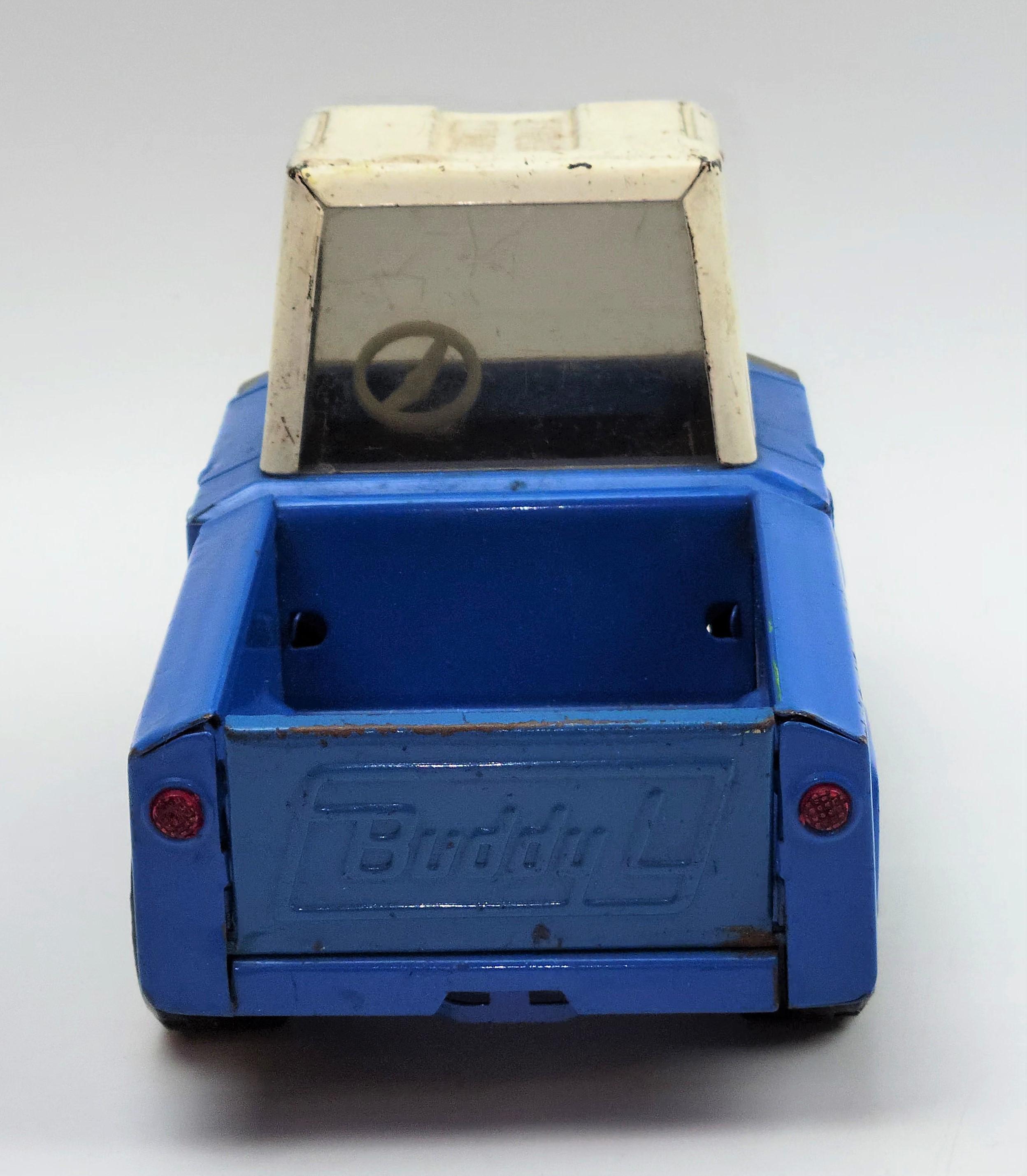 Buddy L Blue Pickup Truck Vintage Pressed Steel Toy Vehicle