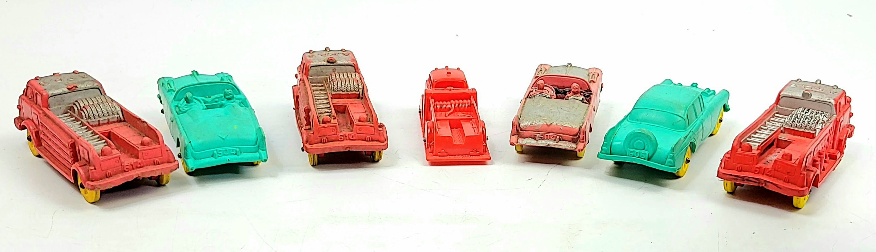 Vintage Auburn Rubber Vehicle Toy Grouping