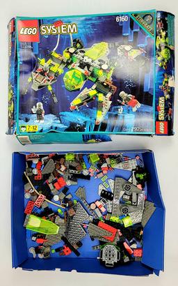Lego System Set 6160 Aquazone Stingrays Sea Scorpion OPEN BOX *Incomplete*