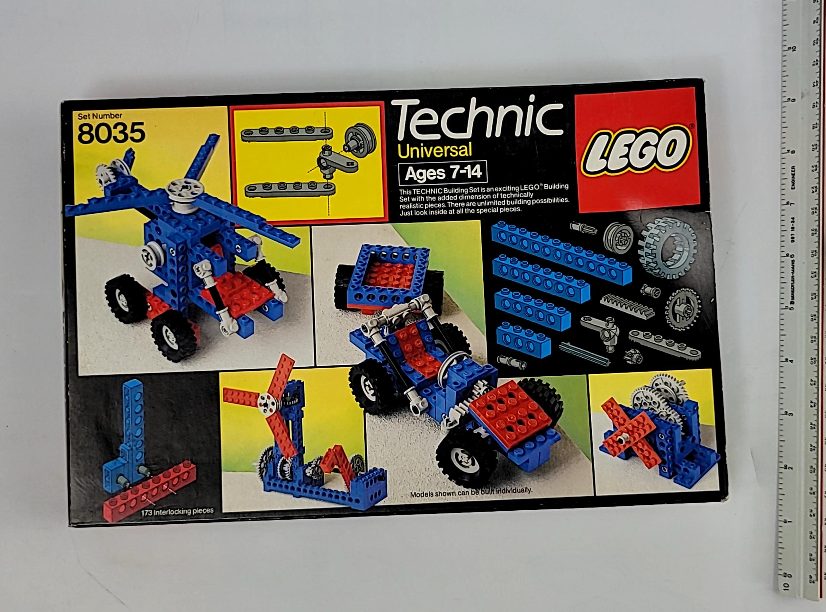 Lego Technic Universal Set 8035 OPEN BOX *Incomplete*