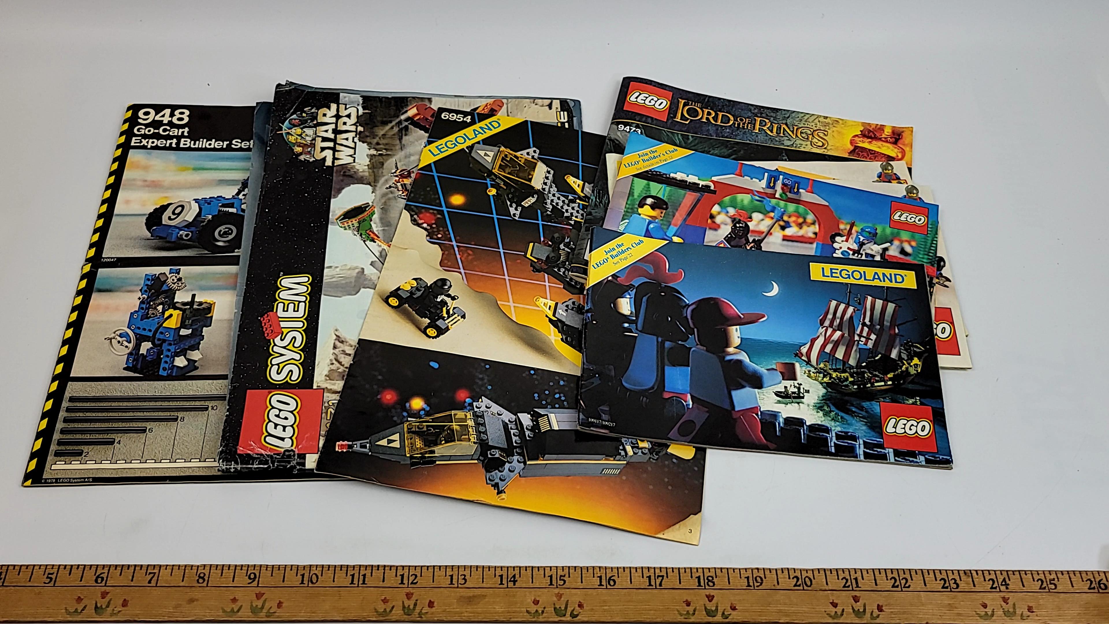 Lego Instruction Books / Ephemera Grouping