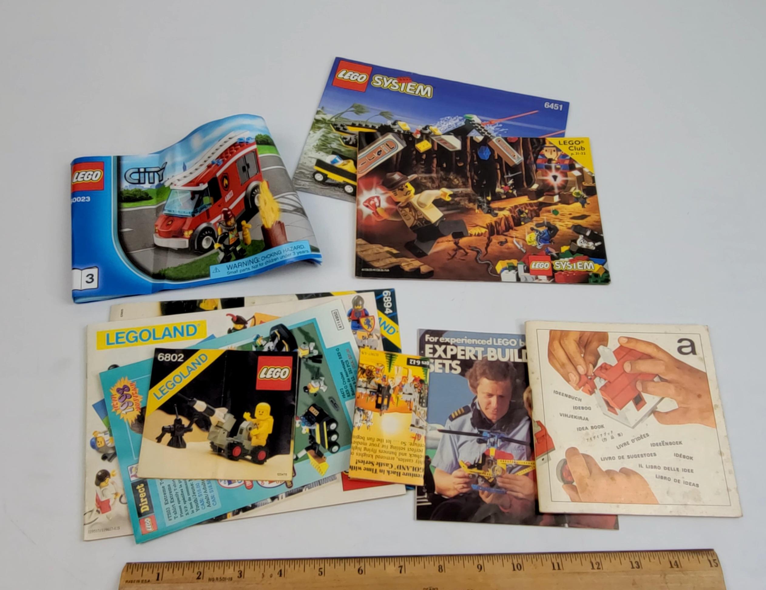 Lego Instruction Books / Ephemera Grouping