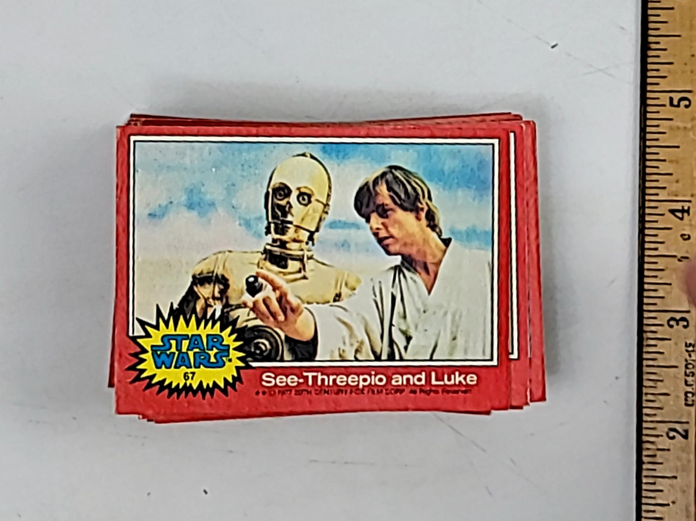 Star Wars Topps Series II Trading Cards Grouping