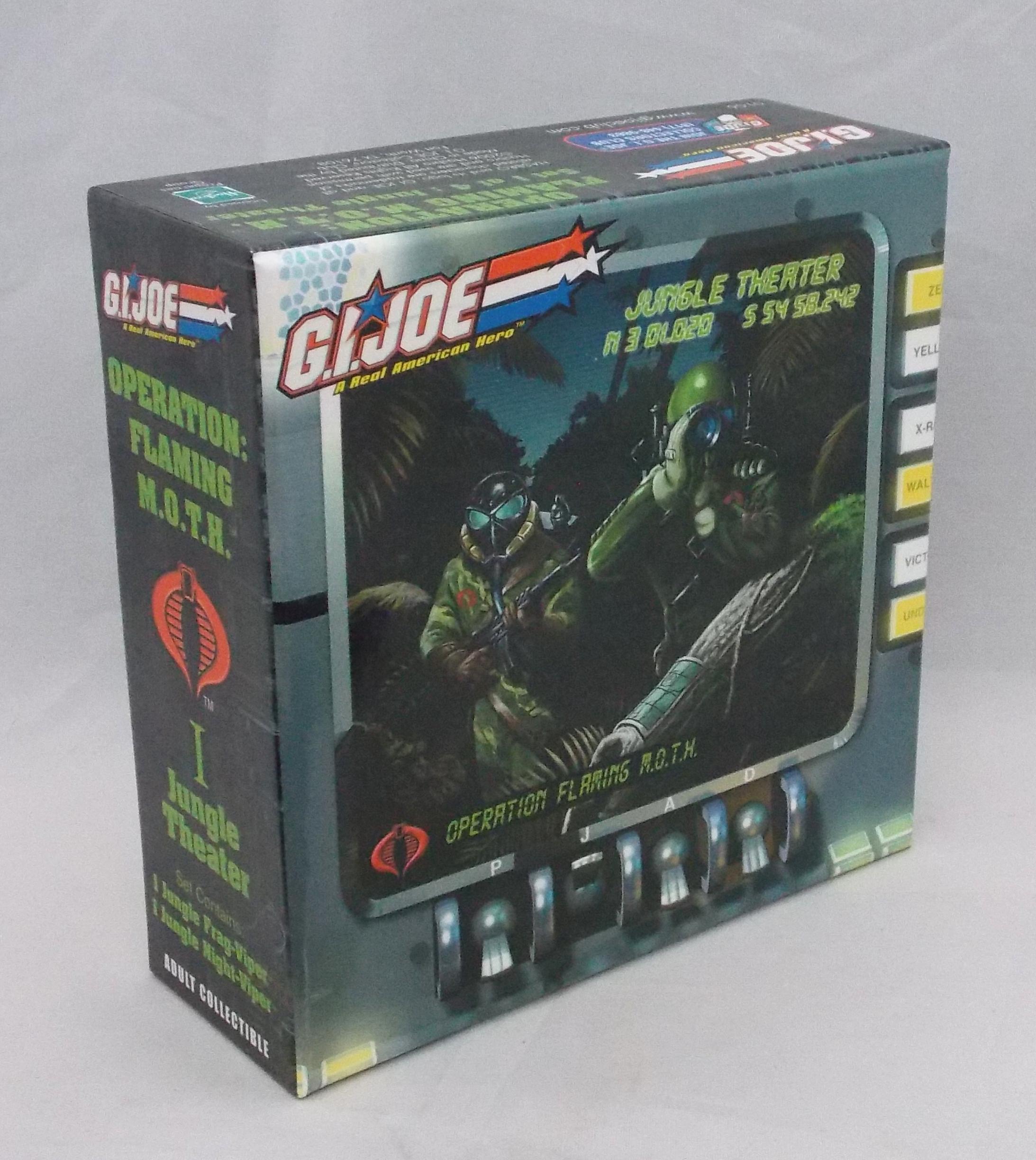 Flaming M.O.T.H.  Jungle Theater G.I. Joe Collector's Club Display Box