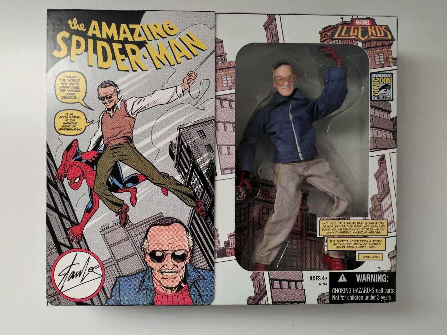 2007 SDCC Exclusive Stan Lee Spider-Man Marvel Legends Peter Parker "Signed" Figure
