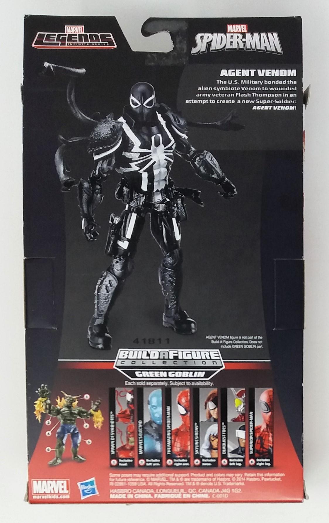 Agent Venom Marvel Legends Super-Articulated Action Figure Toy