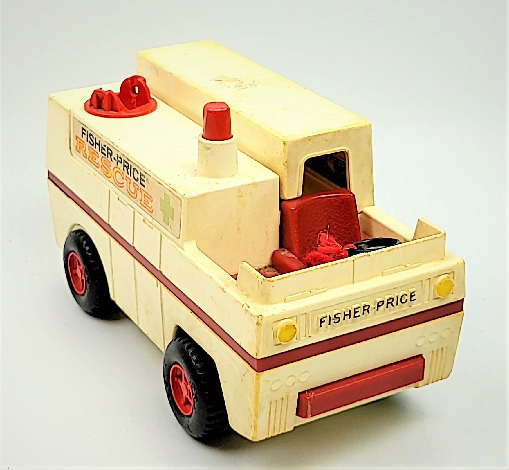 Vintage 1974 Fisher Adventure People Rescue Toy Vehicle