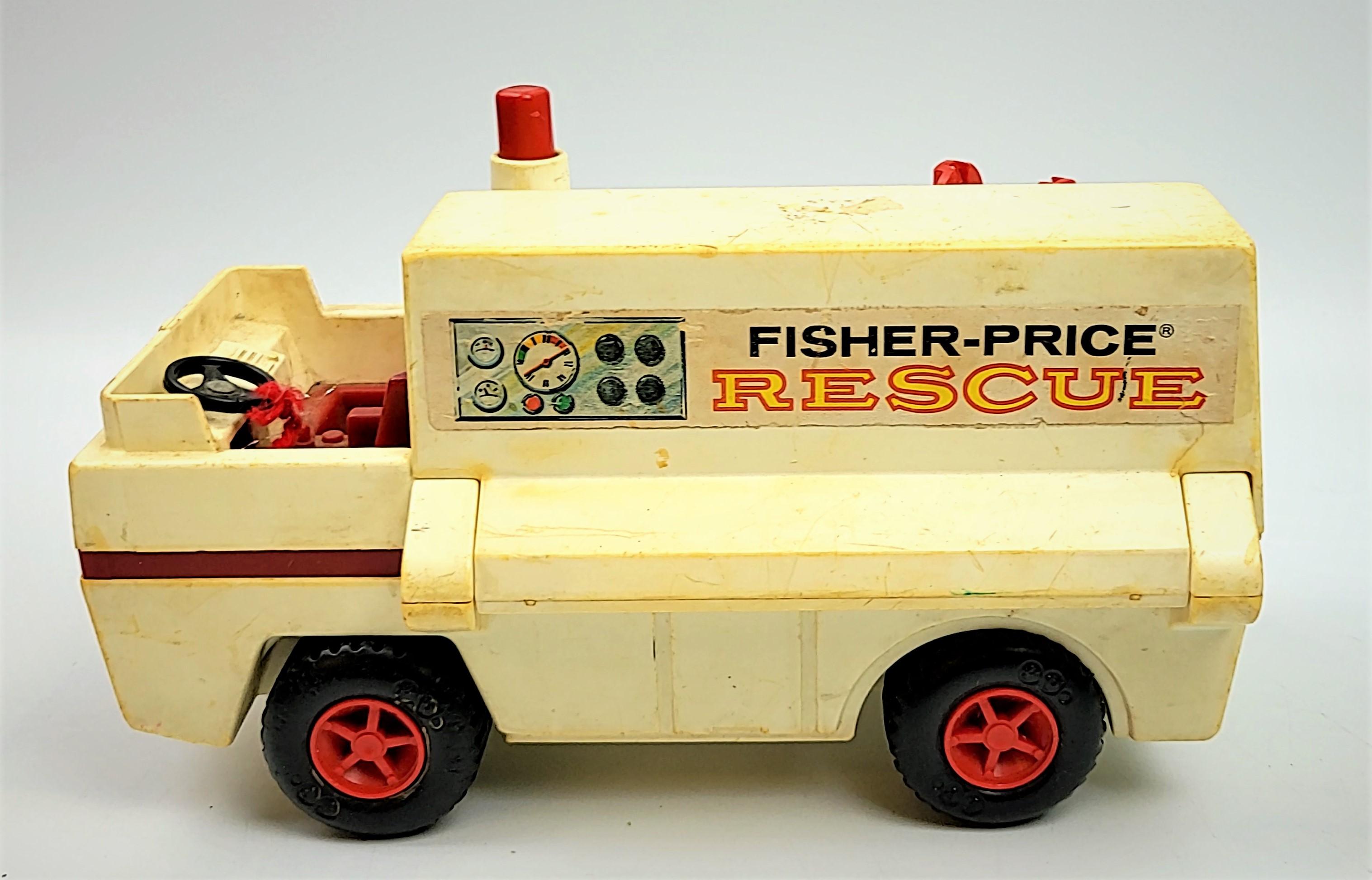 Vintage 1974 Fisher Adventure People Rescue Toy Vehicle