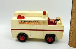 Vintage 1974 Fisher Adventure People Rescue Toy Vehicle