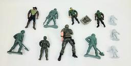 Assorted Grouping of Army Men & Military Themed Action Figures