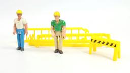 Fisher Price Adventure People Construction Worker Vintage Toy Grouping