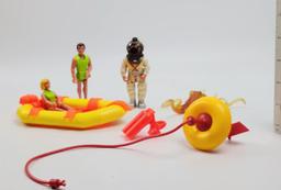 Fisher Price Adventure People Scuba Divers / Deep-Sea Divers Vintage Toy Grouping