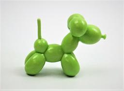 Miniature Lime Green Baloon Dog Kidrobot Souvenir