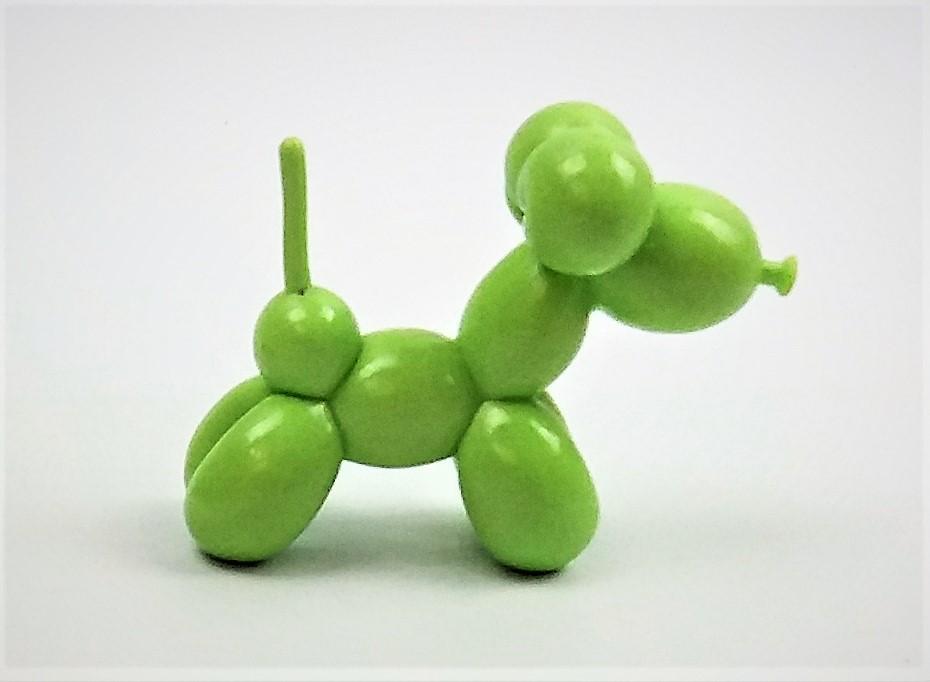 Miniature Lime Green Baloon Dog Kidrobot Souvenir