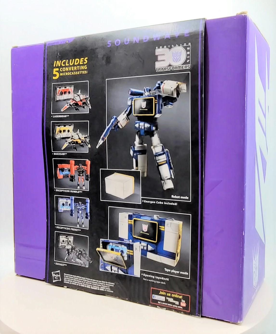 Transformers Masterpiece MP 02 Japanese Soundwave BOX ONLY - NO FIGURE